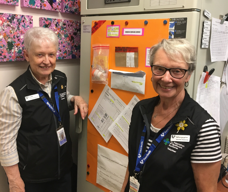 Abbotsford Hospital auxiliary donates biomedical freezer to forensic nursing