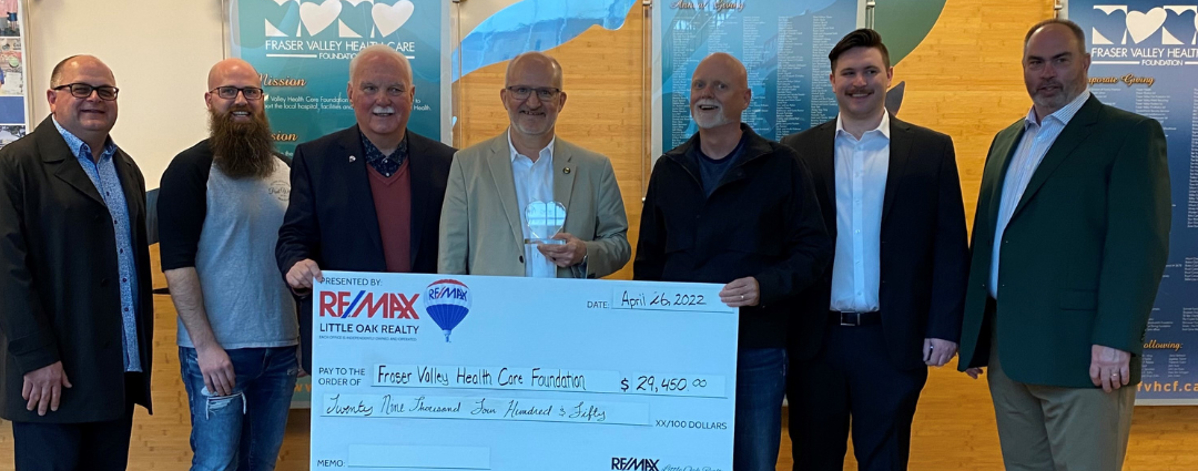 Financial gift of nearly $30,000 to ease hospital visits for children in Abbotsford