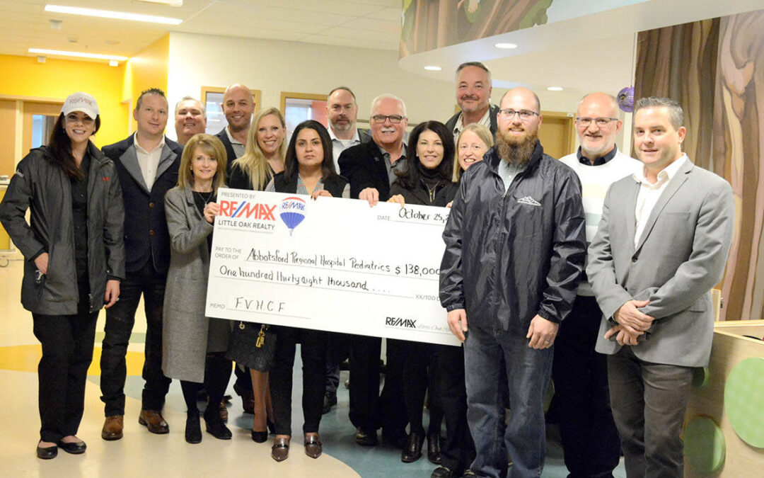 Pediatrics unit at Abbotsford hospital receives largest donation ever